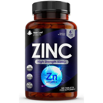 Zinc Tablets 50Mg 365 Vegan Zinc Supplements High Strength