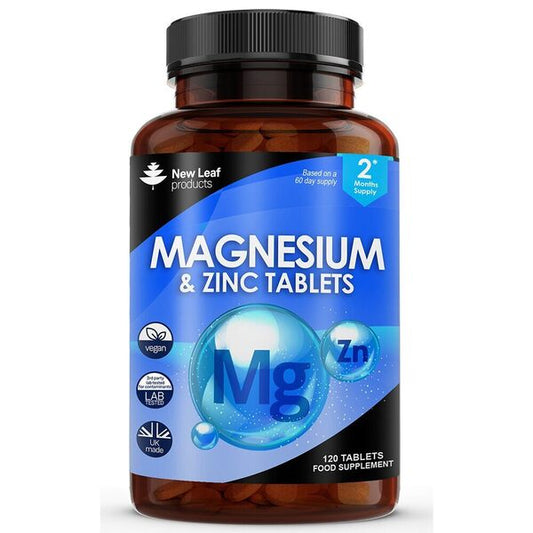 Magnesium Supplement 516Mg With Zinc - 120S High Strength