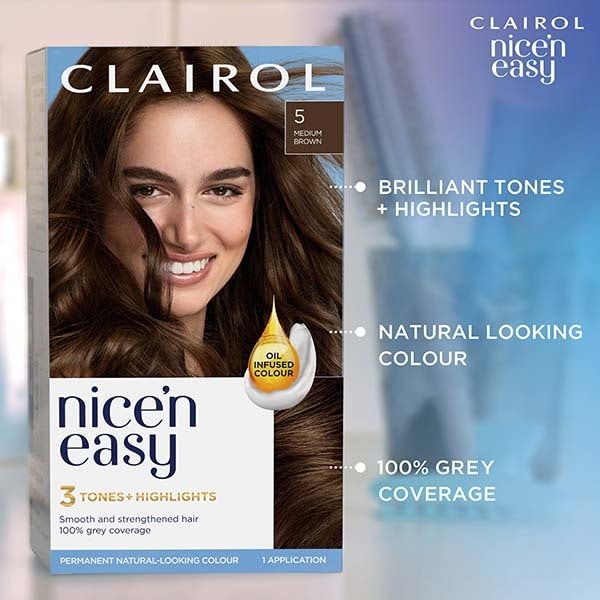 Clairol Nice'N Easy Hair Dye 6.5G Lightest Golden Brown