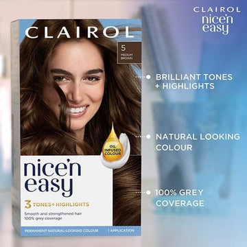 Clairol Nice'N Easy Hair Dye 6.5G Lightest Golden Brown
