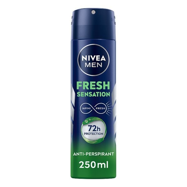 Nivea Men Fresh Sensation 72H Anti-Perspirant Spray 250Ml