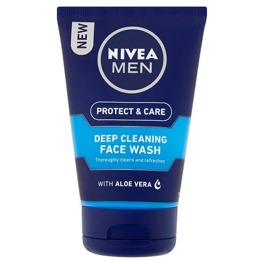 Nivea Men Deep Cleaning Face Wash Protect & Care, 100Ml