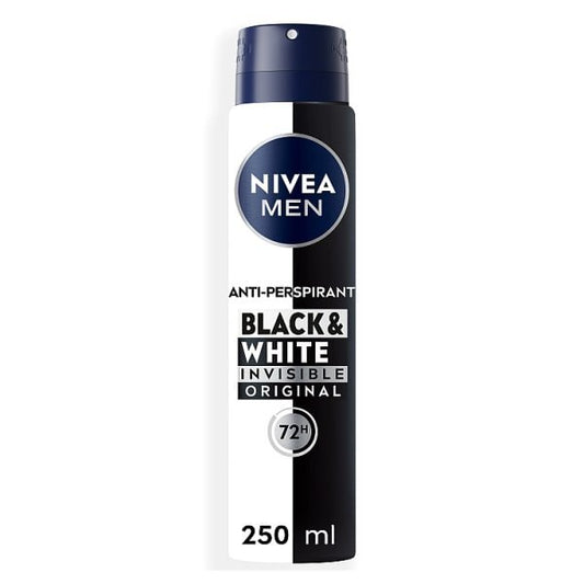 Nivea Men Black & White Anti-Perspirant Deodorant 250Ml