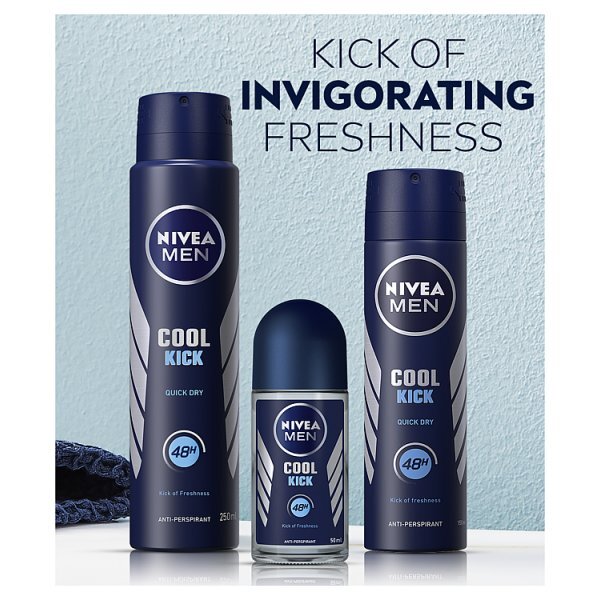 Nivea Men Cool Kick Anti-Perspirant Deodorant Spray 250Ml