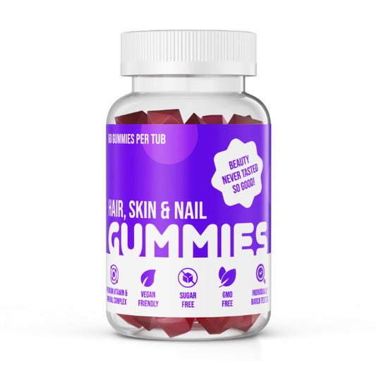 Nuke Nutrition Hair, Skin & Nail Gummies Vegan X 60