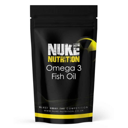 Nuke Nutrition Omega 3 Fish Oil 1000Mg Softgels-60Ct
