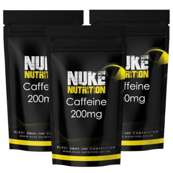Nuke Nutrition Caffeine Tablets 200Mg - 180Ct