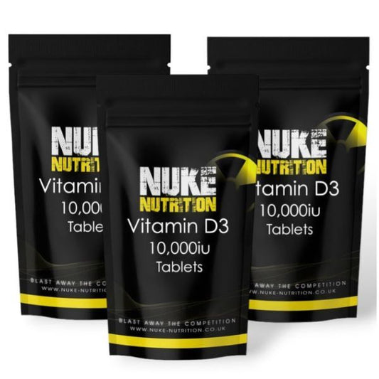 Nuke Nutrition Vitamin D3 Tablets 10,000Iu -180Ct