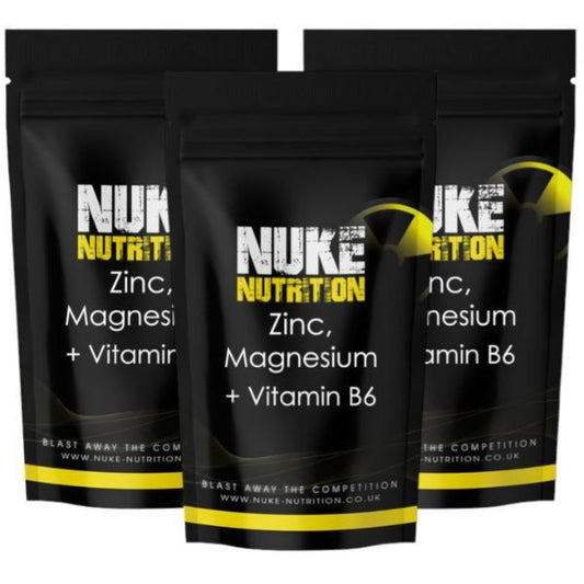 Nuke Nutrition Zinc,Magnesium + Vitamin B6 -180Ct