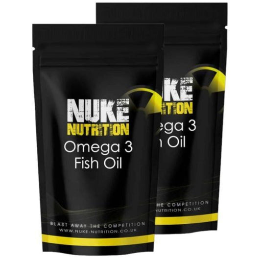 Nuke Nutrition Omega 3 Fish Oil 1000Mg Softgels-120Ct