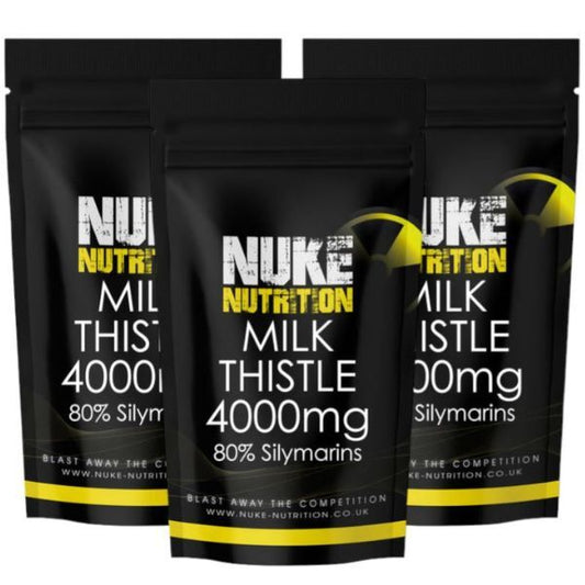 Nuke Nutrition Milk Thistle 4000Mg & 80% Silymarins-180Ct