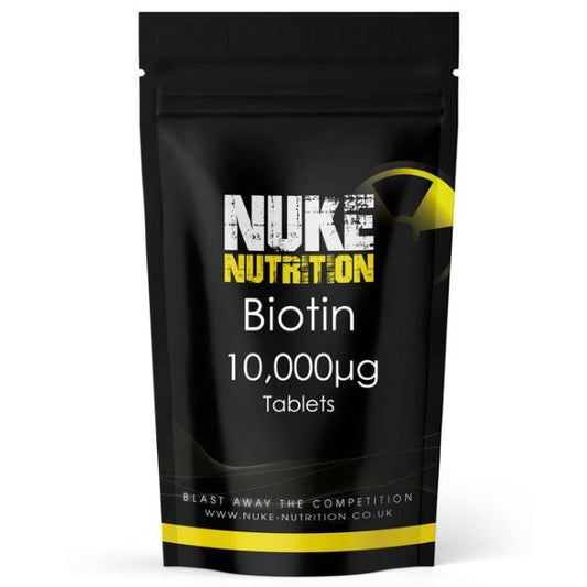 Nuke Nutrition Biotin Tablets 10,000Mg -60Ct
