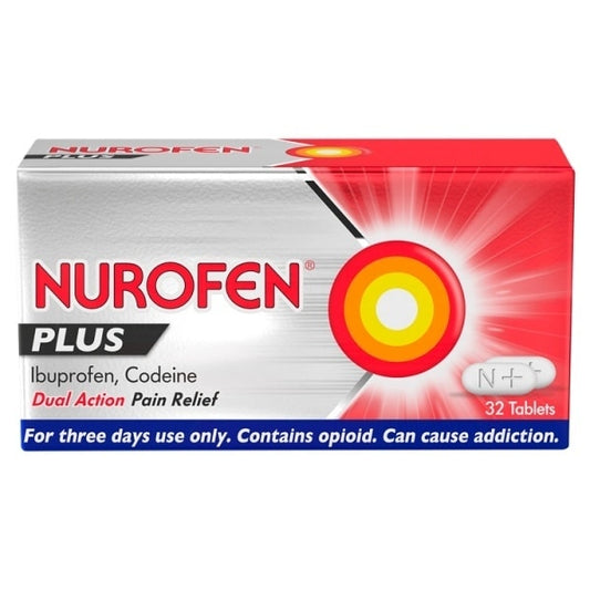 Nurofen Plus Ibuprofen Codeine Tablets 32S