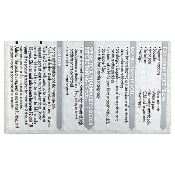 Nurofen Ibuprofen 200Mg Pain Relief Tablets 96S