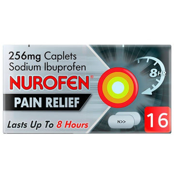 Nurofen Joint & Back Pain Relief Ibuprofen 256Mg Caplets 16S