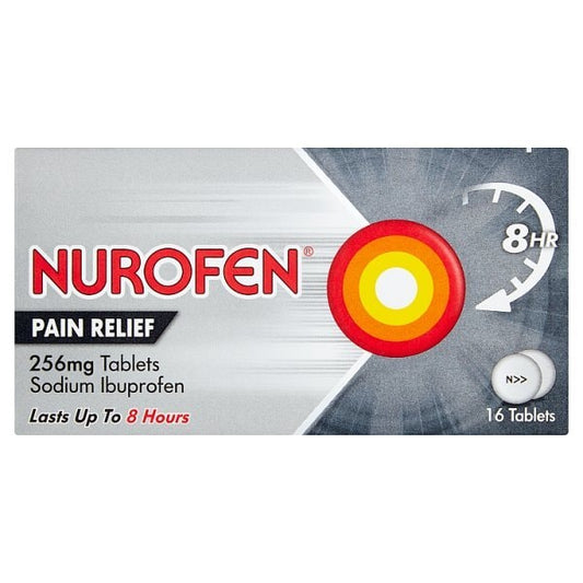 Nurofen Joint And Back Pain Relief Ibuprofen 256Mg Tabs 16S