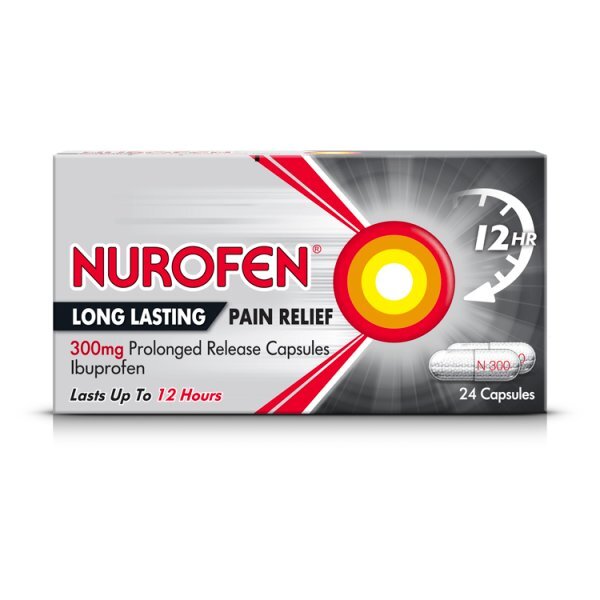 Nurofen Back Pain 300Mg Capsules - 24 Capsules