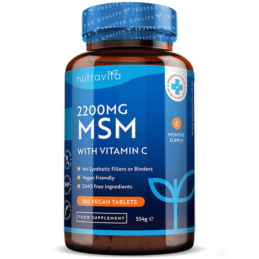 Nutravita Msm 2200Mg - 365 Vegan Tablets