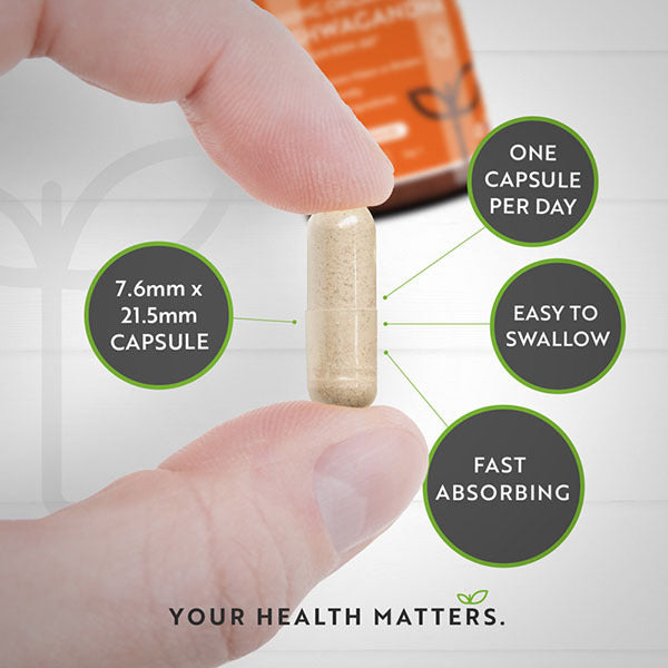Nutravita Organic Ashwagandha Ksm 66 500Mg - 60 Vegan Caps