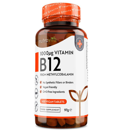 Nutravita Vitamin B12 1000Mcg - 450 Vegan Tablets