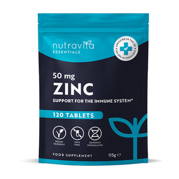 Nutravita Zinc 50Mg - 120 Vegan Tablets