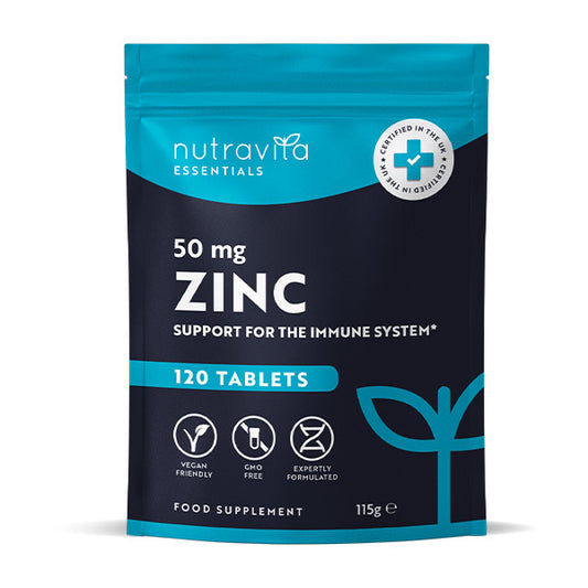 Nutravita Zinc 50Mg - 120 Vegan Tablets