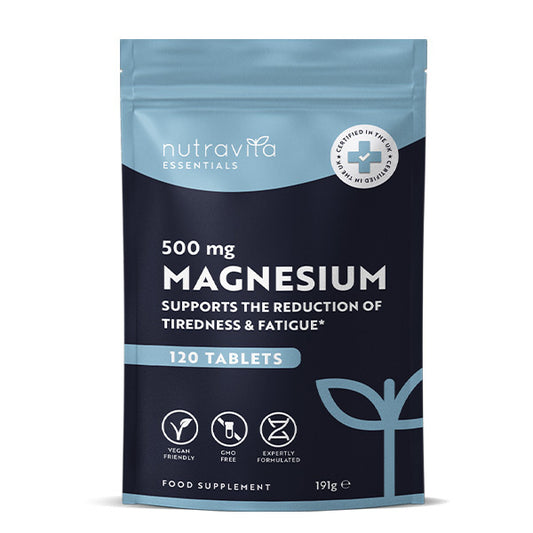 Nutravita Magnesium 500Mg - 120 Vegan Tablets