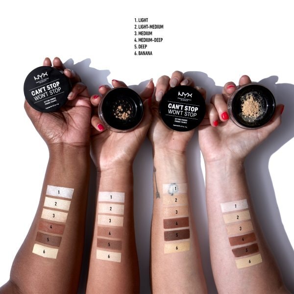 Nyx Professional Makeup Cant Stop Setting Powder Banana