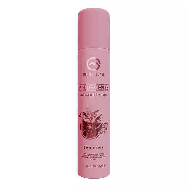 Oh My Glam Influscents Body Spray 100Ml - Basil & Lime