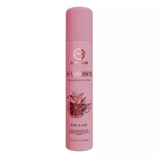 Oh My Glam Influscents Body Spray 100Ml - Basil & Lime