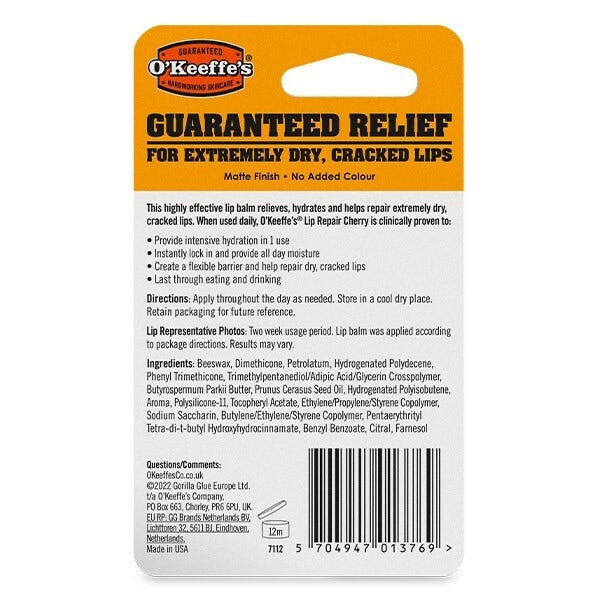 O'Keeffe'S Lip Repair Cherry Lip Balm 4.2G