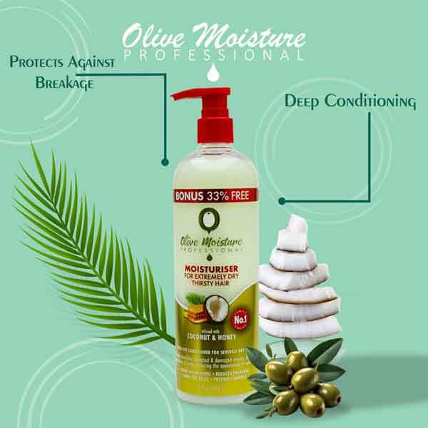 Olive Moisture Moisturiser For Extremely Dry Thirsty Hair