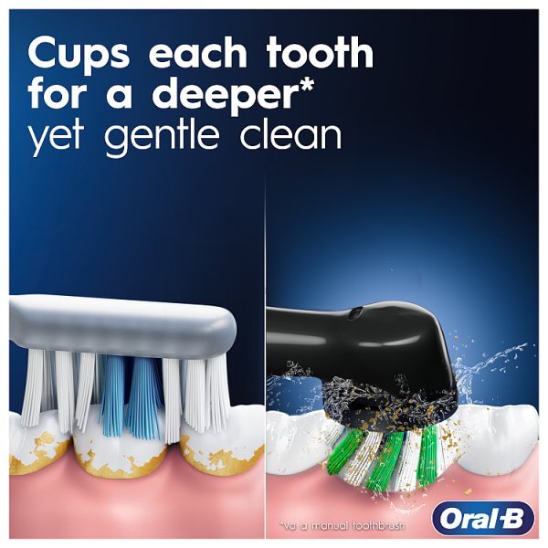 Oral-B Vitality Pro Twin Pack Black/Lilac Electric Toothbrushes