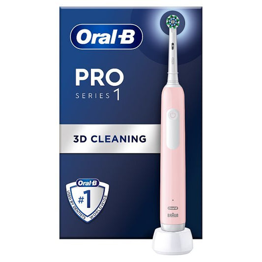Oral-B Proseries1 Pink Electric Toothbrush,Designed By Braun