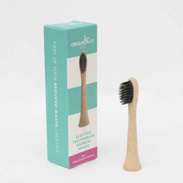 Organically Epic Bamboo Heads X2 For Philips Sonicare