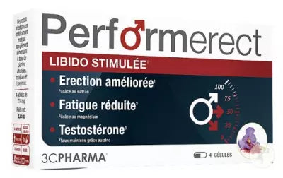 3C Pharma Perform Erect 4 Capsules