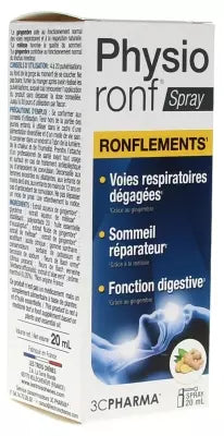 3C Pharma Physioronf Snoring Oral Spray 20Ml