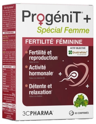 3C Pharma Progénit+ Spécial Femme 60 Tablets