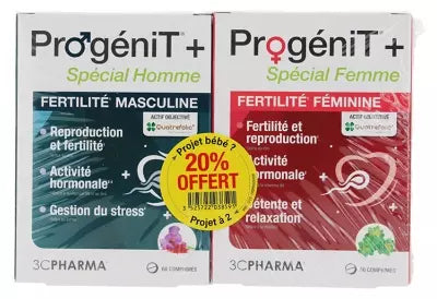 3C Pharma Progénit+ 60 Tablets For Men + 60 Tablets For Women