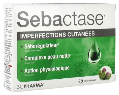 3C Pharma Sebactase 30 Tablets