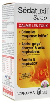 3C Pharma Sédatuxil Syrup 125Ml