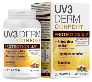 3C Pharma Uv3 Derm Confort 60 Capsules