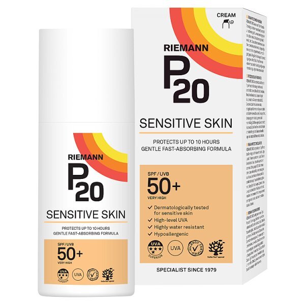P20 Sensitive Suncream Spf50 200Ml