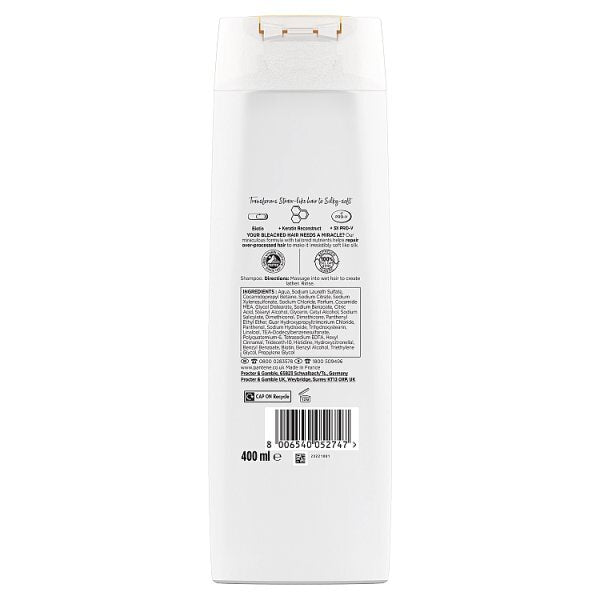 Pantene Miracles Silky & Glowing Biotin Hair Shampoo, 400Ml