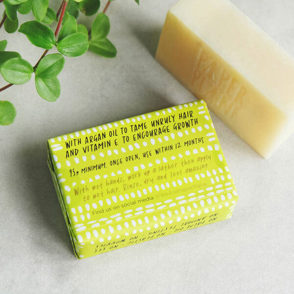 Paper Plane Solid Shampoo Bar Peppermint And Eucalpyptus 95G