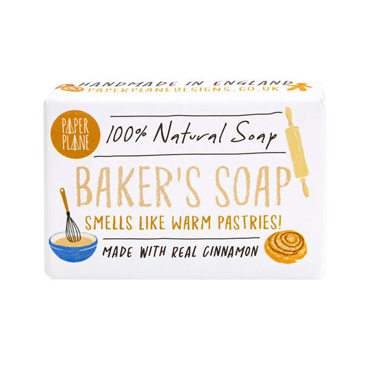 Paper Plane Bakers Soap Bar 95G