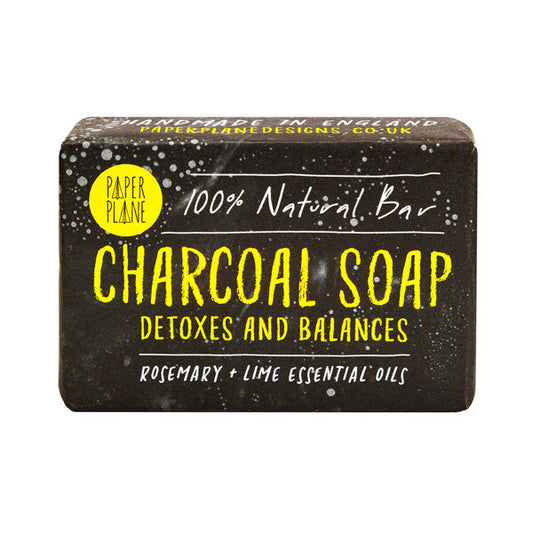 Paper Plane Charcoal Soap 95G
