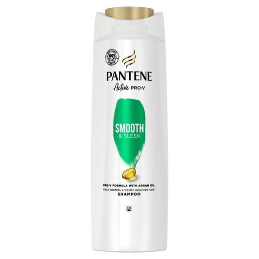 Pantene Pro-V Smooth & Sleek Shampoo,Dull & Frizzy Hair 90Ml