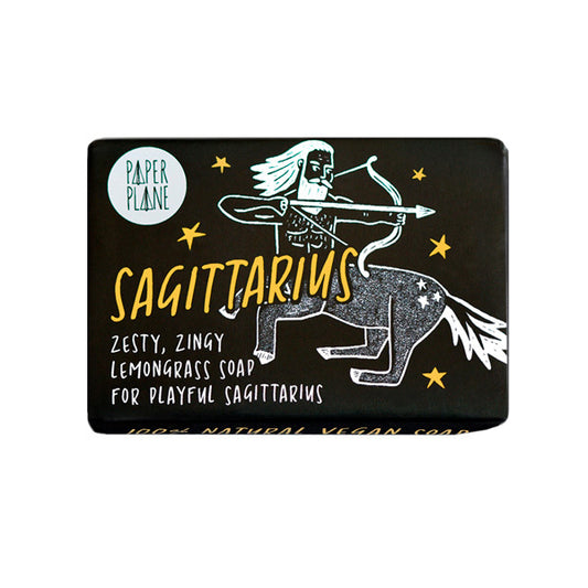 Paper Plane Sagittarius Star Sign Soap 95G