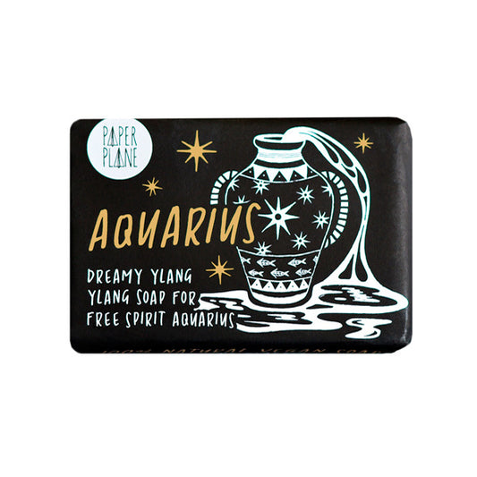 Paper Plane Aquarius Star Sign Soap 95G